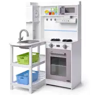 Set bucătărie de colț cu coș de plastic - Woodyland