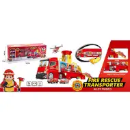 Set camion de pompieri transformabilă cu funcții