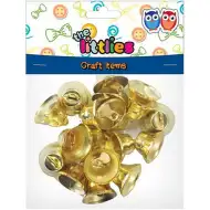 Set clopoțel auriu 20mm 18 bucăți