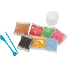 Set creativ pentru realizarea florilor din lut care se usucă la aer, disponibil în mai multe variante 1buc imaginea 2