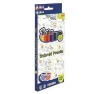 Set creioane colorate fără lemn 12 bucăți