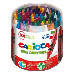 Set cretă cerată 100 bucăţi - Carioca imaginea 2
