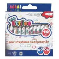 Set cretă cerată colorată 12 bucăți-