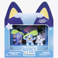 Set de 3 plușuri Bluey Fuzzies - Camping