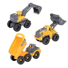 Set de 3 utilaje Volvo - Dickie Toys imaginea 3