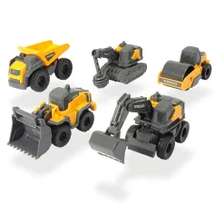 Set de 5 mini utilaje Volvo - Dickie Toys imaginea 2