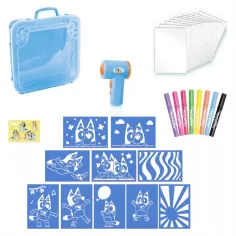 Set de creare postere Bluey Airbrush Art în valiză imaginea 2