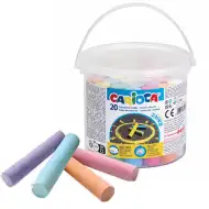 Set de crete colorate asfalt de 20 bucăți într-o găleată - Carioca