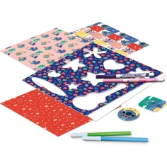 Set de desen Disney Stitch cu tablă de desen iluminată - Lisciani imaginea 3