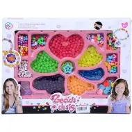 Set de făcut bijuterie cu mărgele colorate și stele