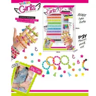 Set de făcut brățară cu mărgele colorate și accesorii