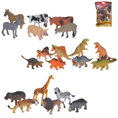 Set de figurine animale cu animale de fermă, dinozauri sau din junglă - Simba Toys
