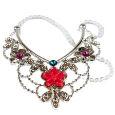 Set de frumusețe prințesă cu tiara și colier imaginea 4