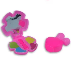 Set de frumusețe roz din 7 piese cu cameră foto, ac de păr și accesorii imaginea 3
