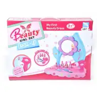 Set de înfrumusețare roz flori cu accesorii