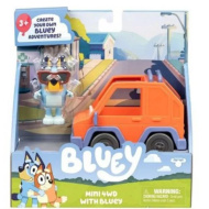 Set de joacă Bluey - Bluey și mașina sa 4x4