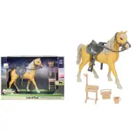 Set de joacă cai culoarea maro cu accesorii