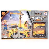 Set de joacă construcție cu 2 bucăți de mașină