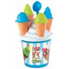 Set de joacă cu găleată de înghețată cu accesorii - Mondo Toys