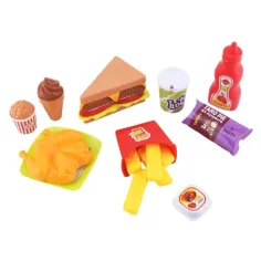 Set de mâncare Happy Burger 21 bucăți imaginea 2