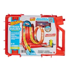 Set de pistă Hot Wheels Track Builder cu canistră de benzină - Mattel