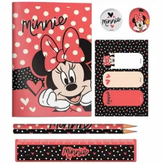 Luna: set de papetărie Minnie Mouse în geantă PVC imaginea 2