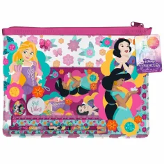 Luna: Set de papetărie Disney Prințese în geantă PVC