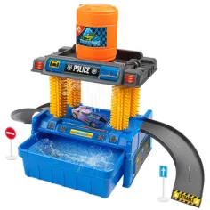 Set de spălătorie pentru mașini Turbo Racers cu mașinuță în mai multe variante de culoare imaginea 3