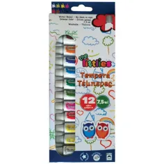 Set de tempera 7,5ml 12buc
