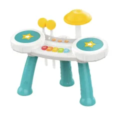 Set de tobe cu pian de culoare albastră imaginea 2
