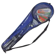 Set dublu racheta de badminton metalica cu geanta de transport si fluturaș imaginea 3