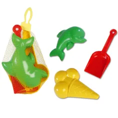 Set forme de nisip şi lopată - D. Toys