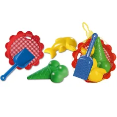Set forme de nisip şi sită - D. Toys