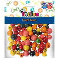 Set mărgele colorate mai multe mărimi 150 bucăți