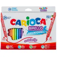Set markere cu două vârfuri 24 bucăţi - Carioca