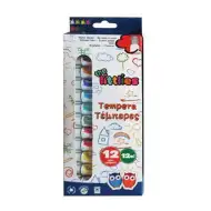Set tempera colorată 12 bucăți 12ml