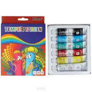 Set tempera colorată 6x16ml