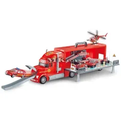 Set portabil camion de pompieri transformabil imaginea 2