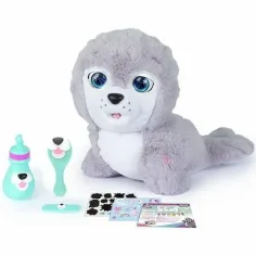 Silver interactiv baby focă pluș imaginea 4