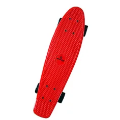 Skateboard în culoarea roșie - Spartan