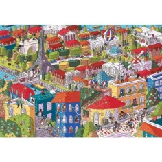 Sneaky Peekers: Paris UFT 1000 bucăți puzzle - Trefl imaginea 2