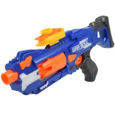 Soft Bullet Gun: Pistol manual cu magazie rotativă dimensiune 44cm imaginea 2