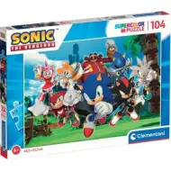 Sonic 104 bucăți puzzle - Clementoni
