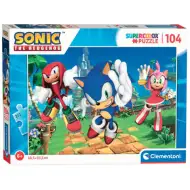 Sonic 104 bucăți Super Color Puzzle - Clementoni