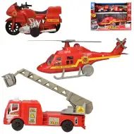 S.O.S. Station: 3 bucăți set de pompieri cu elicopter