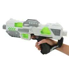 Space Series: Armă spațială cu suport, lumină și sunet 40cm imaginea 3