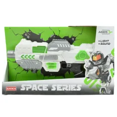 Space Series: Armă spațială cu suport, lumină și sunet 40cm imaginea 4