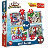 Spidey and His Amazing Friends 4in1 puzzle set - Trefl