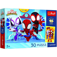 Spidey și prietenii lui în acțiune puzzle premium 30 piese - Trefl