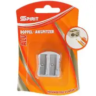 Spirit: Aluminiu ascuțitoare cu două găuri 1bc pachet